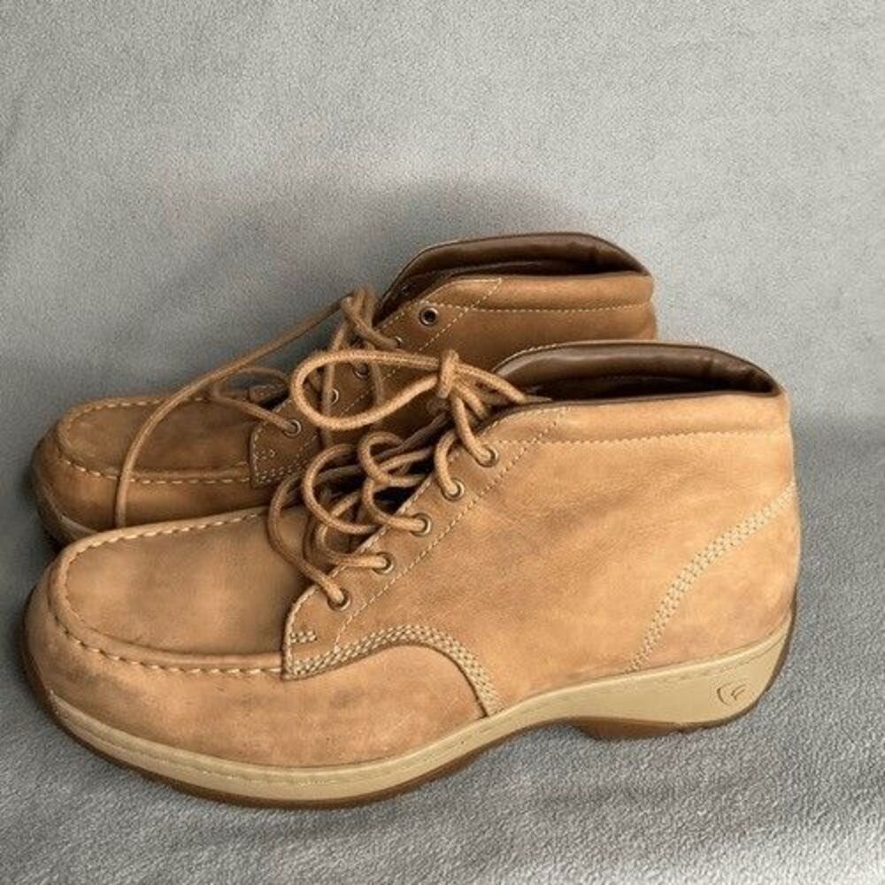 Red Wings 4004 Leather Lace Up Chukka Boots Men Size 9D Tan